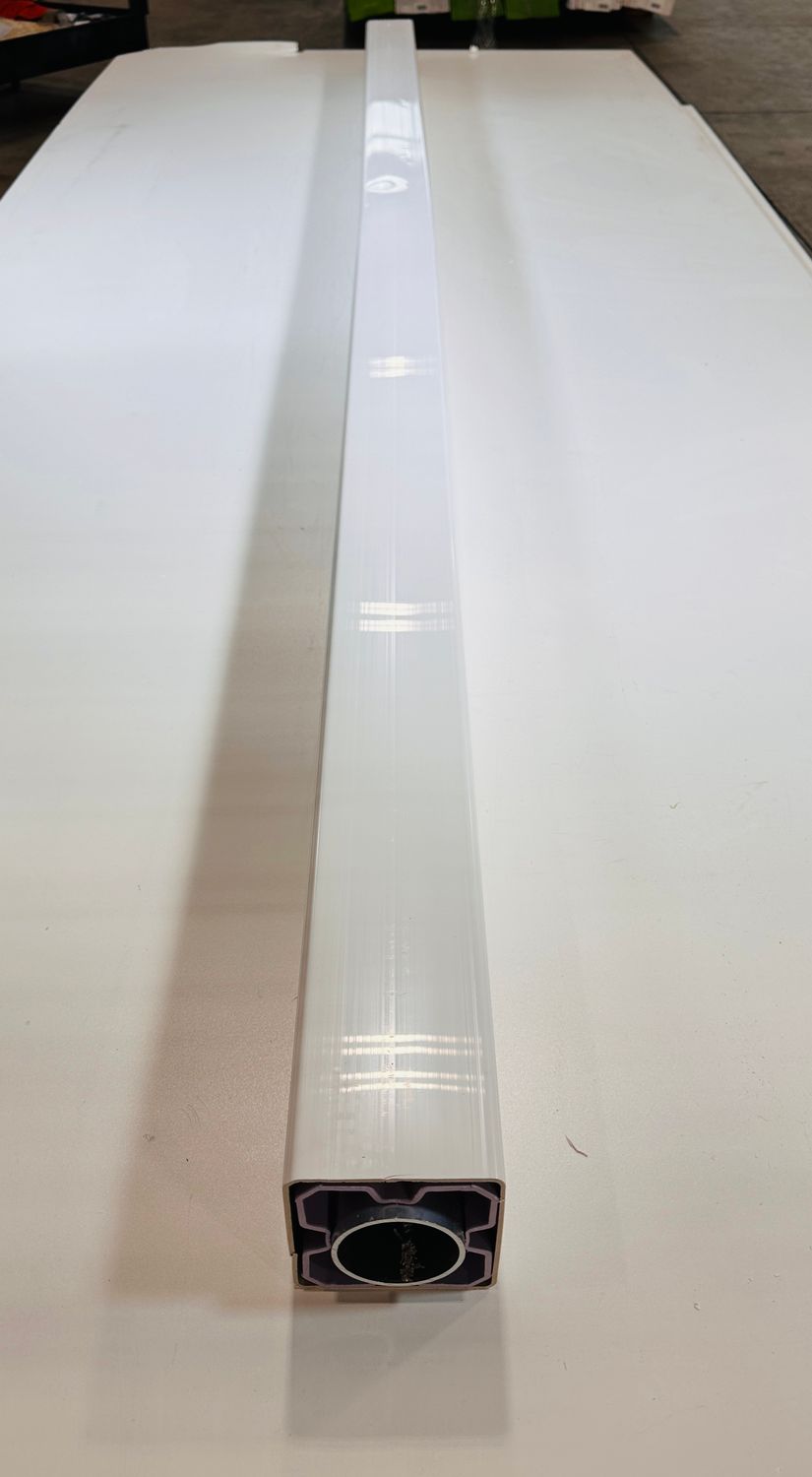 RDI 4 in. x 4 in. x 108 in. Square Porch Post - White (Endurance Original Rail)