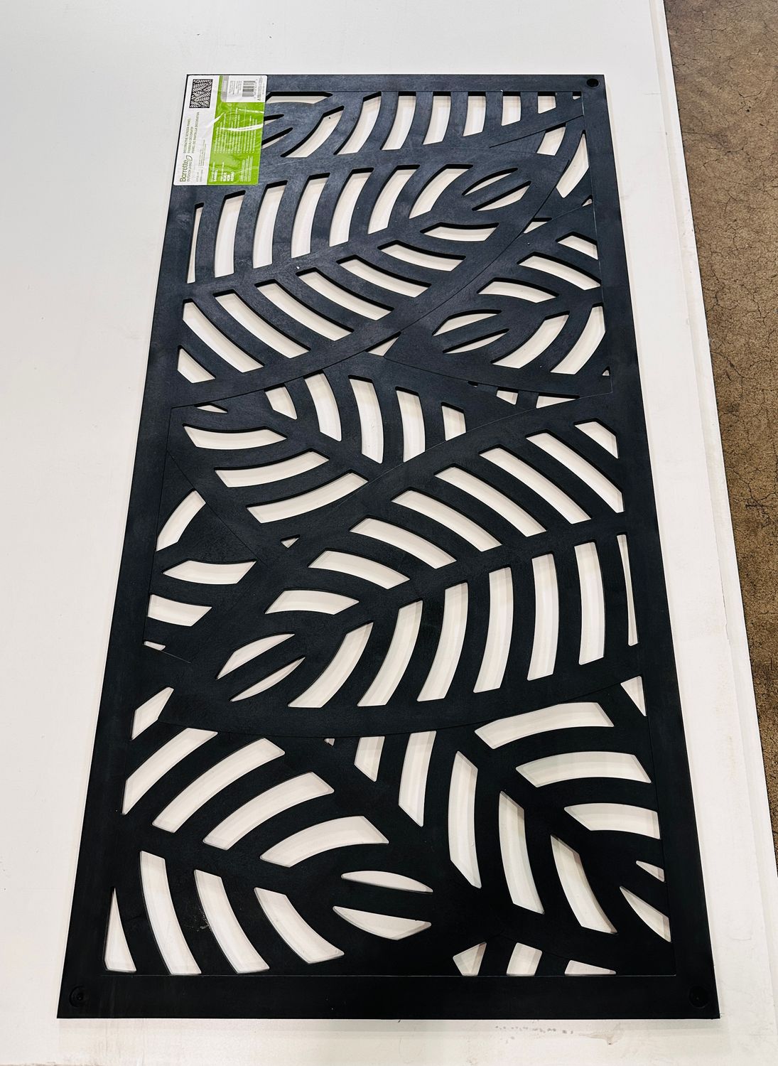 RDI 2 ft. x 4 ft. Sanibel Decorative Screen Panel - Black (Freestyle™)