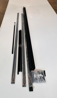 RDI 3 ft. x 6 ft. Corner Post Kit - Matte Black (Decorative Screen Panel)