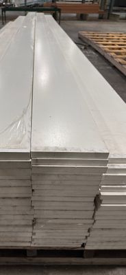 Wolf 1 in. x 8 in. x 18 ft. Smooth PVC Trim (Warehouse Seconds) Wolf 1 in. x 8 in. x 18 ft. Smooth PVC Trim (Warehouse Seconds)