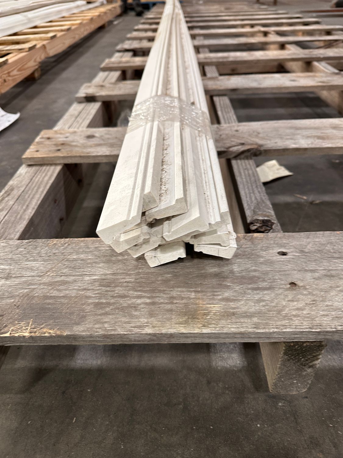 WOLF 16 ft. PVC Drip Cap Moulding WPVCM-197 (Warehouse Seconds) WOLF 16 ft. PVC Drip Cap Moulding WPVCM-197 (Warehouse Seconds)