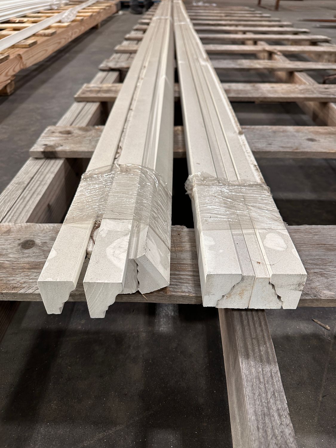 WOLF 12 ft. PVC Rams Crown Moulding WPVCM-6934 (Warehouse Seconds) WOLF 12 ft. PVC Rams Crown Moulding WPVCM-6934 (Warehouse Seconds)