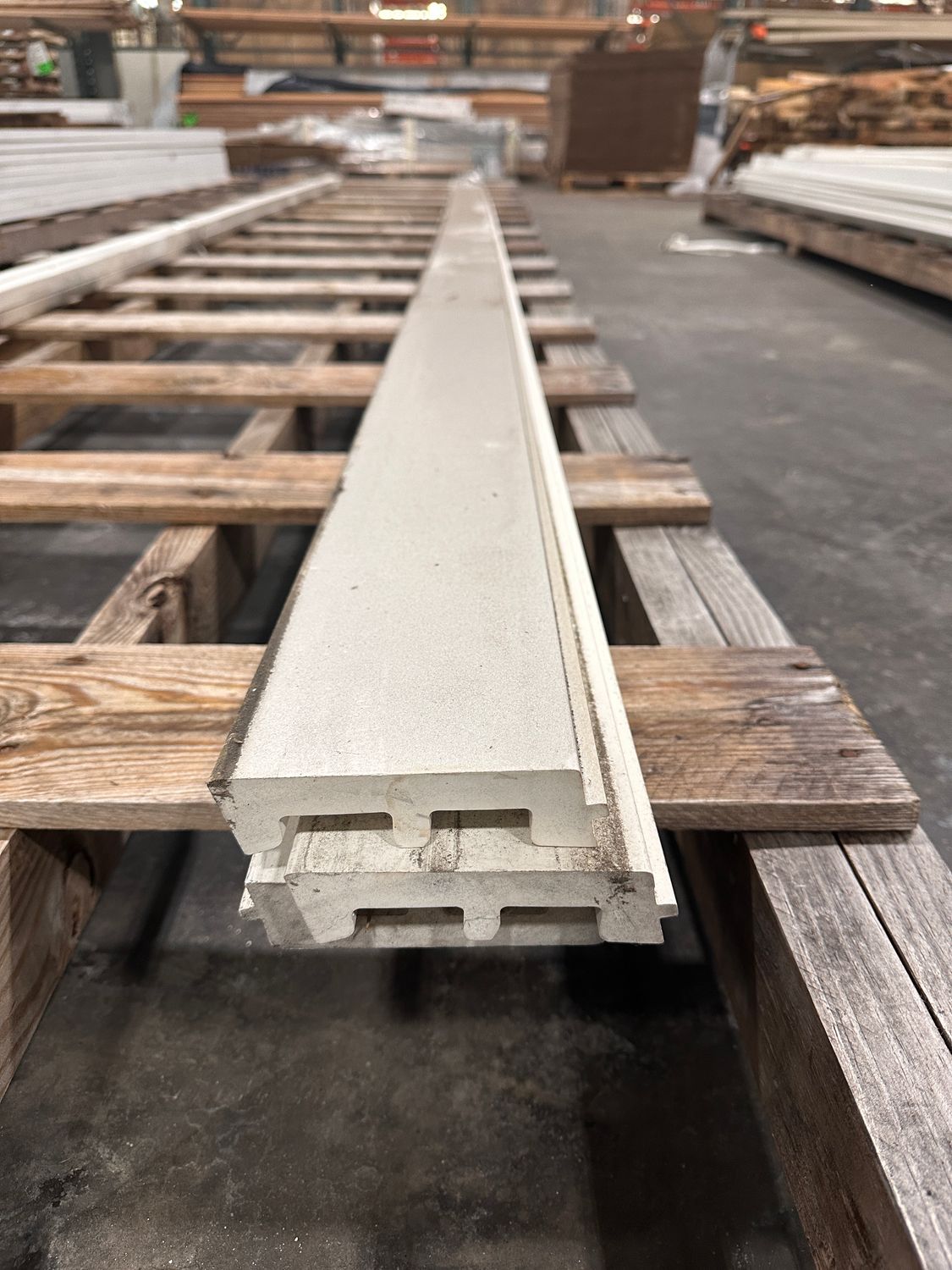 WOLF 12 ft. PVC Replacement Sill Moulding WPVCM-1005 (Warehouse Seconds) WOLF 12 ft. PVC Replacement Sill Moulding WPVCM-1005 (Warehouse Seconds)