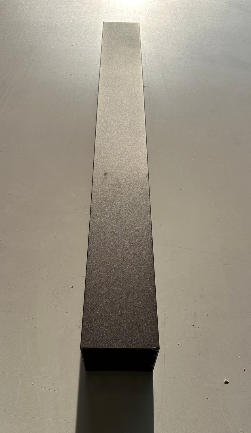 RDI 4 1/4 in. x 4 1/4 in. x 45 in. Aluminum Post Sleeve - Matte Bronze (Avalon Aluminum Rail)