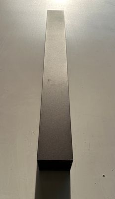RDI 4 1/4 in. x 4 1/4 in. x 45 in. Aluminum Post Sleeve - Matte Bronze (Avalon Aluminum Rail)