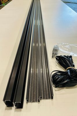 RDI 1 in. x 2 in. x 12 ft. Frame Kit 4 Pack - Charcoal Bronze (EncloSure™ Screen System)