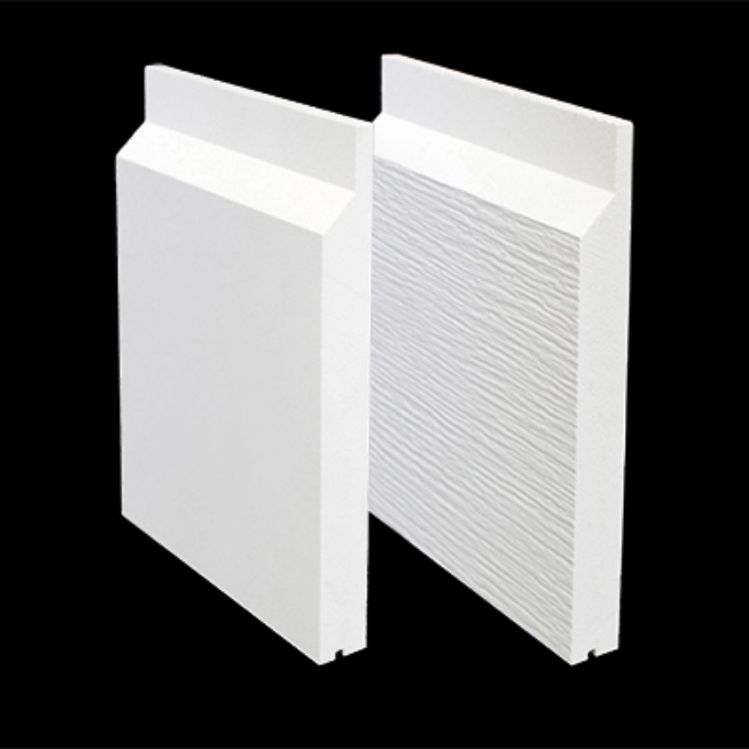 Versatex 5/4 in. x 4 in. x 18 ft. Woodgrain Stealth PVC Skirt Board (Warehouse Seconds) Versatex 5/4 in. x 4 in. x 18 ft. Woodgrain Stealth PVC Skirt Board (Warehouse Seconds)
