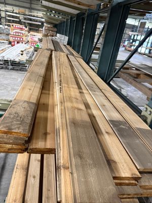 1 in. x 6 in. x 10 ft. Western Red Cedar - STK / T&G / V4E / S1S / KD (Damaged Remnants) 1 in. x 6 in. x 10 ft. Western Red Cedar - STK / T&G / V4E / S1S / KD (Damaged Remnants)