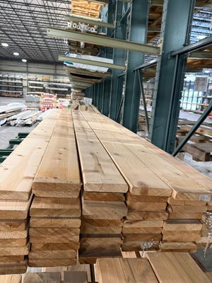 5/4 in. x 6 in. x 10 ft. Cedar Deck Board - STK / S4S / EE / KD (Damaged Remnants)