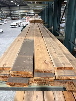 5/4 in. x 6 in. x 14 ft. Cedar Deck Board - S4S EE, Kiln Dried (Damaged Remnants)