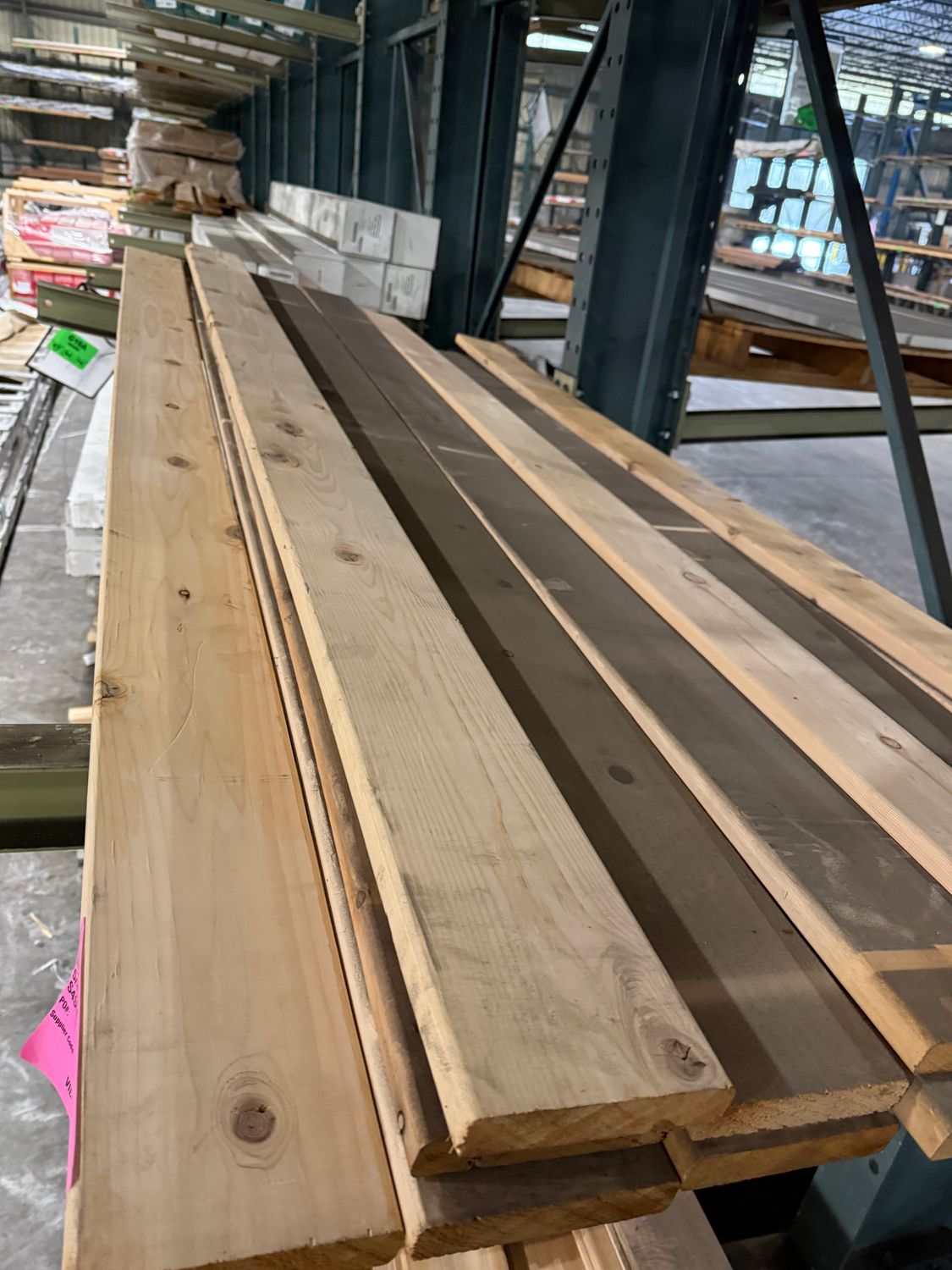 5/4 in. x 6 in. x 8 ft. Cedar Deck Board - S4S EE, Kiln Dried (Damaged Remnants)