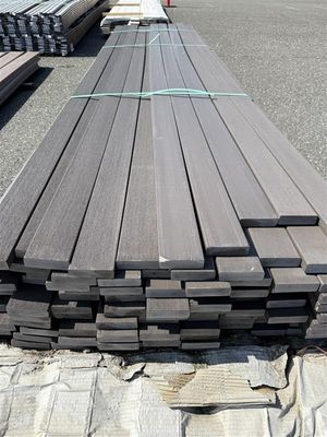 TIMBERTECH 1 in. x 4 in. x 12 ft. Square Edge Deck Board - Dark Hickory (Warehouse Seconds)