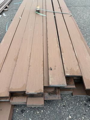 TIMBERTECH 1 in. x 6 in. x 12 ft. Grooved Deck Board - Dark Teak (Full)