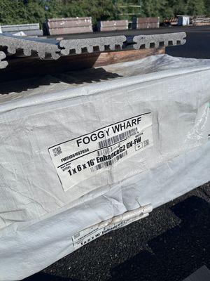 Trex Enhance 1 in. x 6 in. x 16 ft. Foggy Wharf Grooved Deck Board (Warehouse Seconds)
