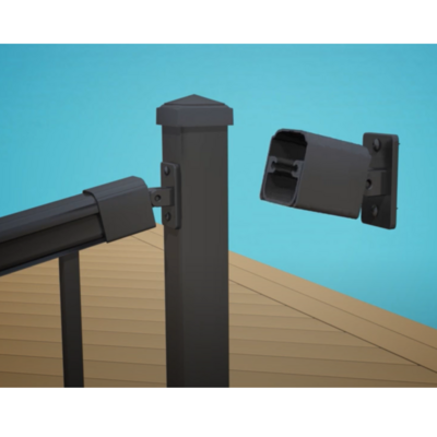 TIMBERTECH Impression Rail Adjustable Stair Bracket Kit - Black