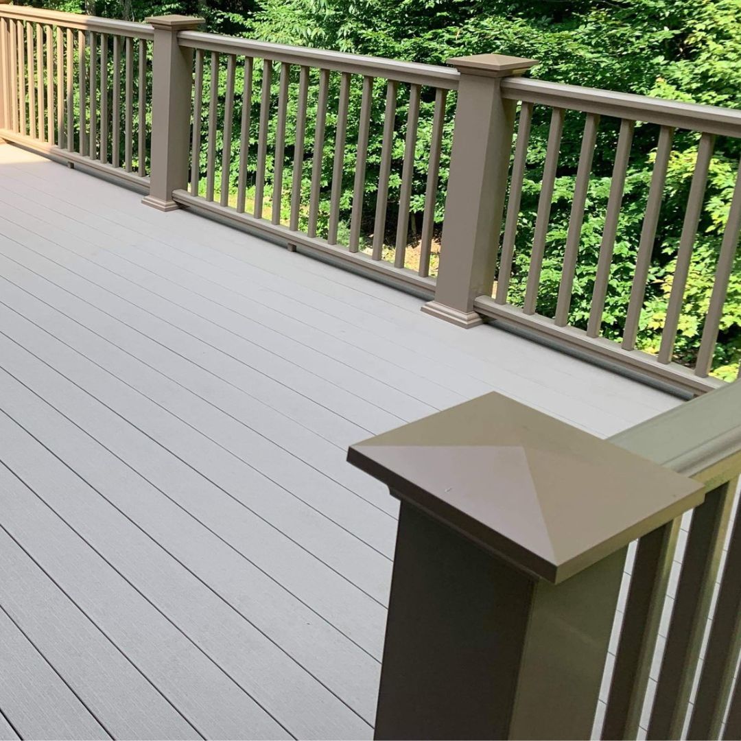 TIMBERTECH Composite Balusters 1.25 in. x 1.25 in. x 35 in. - Brownstone (18/Box)