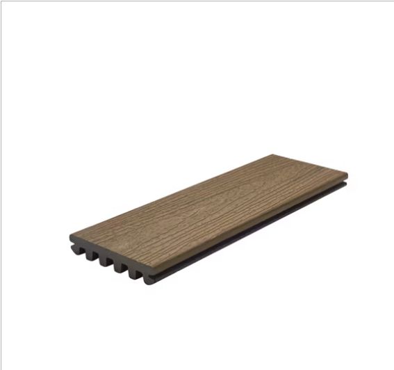 Trex Enhance 1 in. x 6 in. x 20 ft. Toasted Sand Grooved Deck Board Trex Enhance 1 in. x 6 in. x 20 ft. Toasted Sand Grooved Deck Board