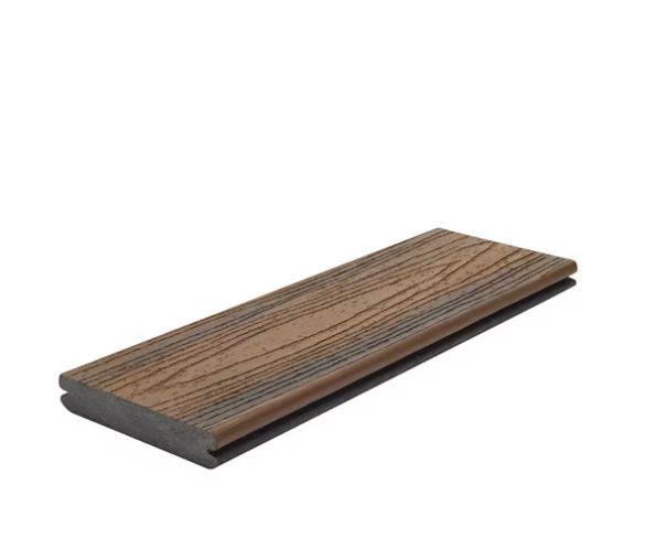 Trex Transcends 1 in. x 6 in. x 16 ft. Spiced Rum Grooved Deck Board Trex Transcends 1 in. x 6 in. x 16 ft. Spiced Rum Grooved Deck Board