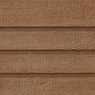 DIAMOND KOTE 6 in. Rigidstack Siding, 4/Bundle - Chestnut (Woodgrain)