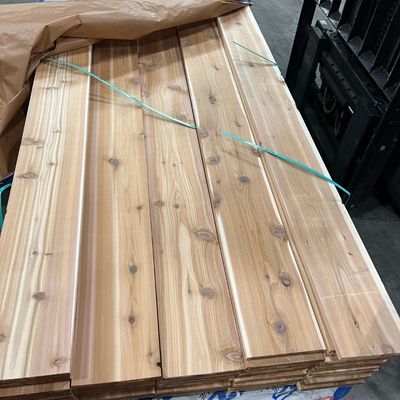 1 in. x 10 in. x 10 ft. Inland Red Cedar - #3 & Better S1S2E / KD