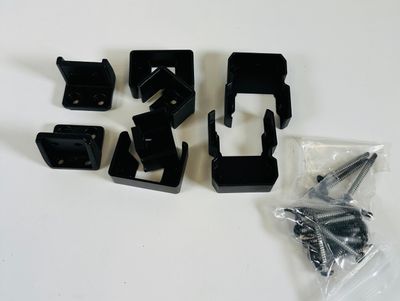 RDI Tristan Level Bracket Kit (set of 4 2 top, 2 bottom) MATTE BLACK (Avalon Aluminum Rail) RDI Tristan Level Bracket Kit (set of 4 2 top, 2 bottom) MATTE BLACK (Avalon Aluminum Rail)