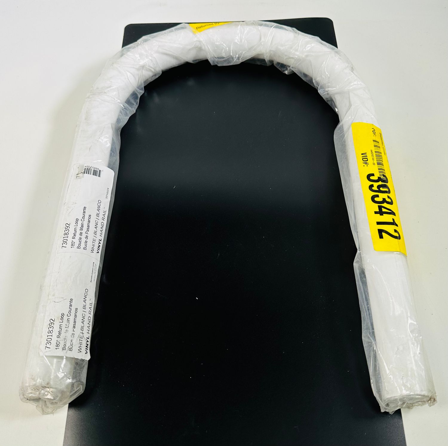 RDI 180 Degree Return Loop - White (Vinyl ADA Handrail) RDI 180 Degree Return Loop - White (Vinyl ADA Handrail)
