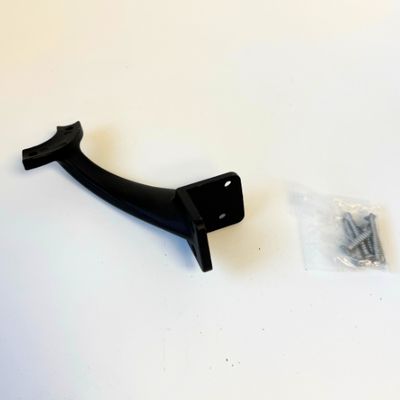 RDI Inside Corner Mounting Bracket - Satin Black (Aluminum ADA Handrail)