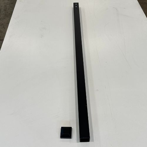 RDI 2 in. x 2 in. x 52 in. Fascia Mount Post Kit - Matte Black (MetalWorks Excalibur)