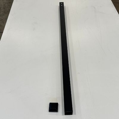 RDI 2 in. x 2 in. x 52 in. Fascia Mount Post Kit - Matte Black (MetalWorks Excalibur)