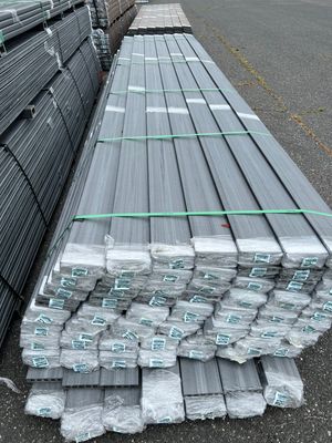 Norx EcoDuo 5/4 in. x 5 in. x 16 ft. Square Edge Deck Board - Concrete Gray