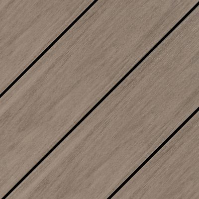 WOLF 1 in. x 6 in. x 20 ft. Square Edge PVC Deck Board - Weathered Ipe (Warehouse Seconds)