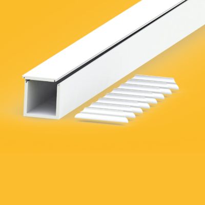 INTEX 4 1/2 in. x 4 1/2 in. x 8 ft. Assembled PVC Column Wrap