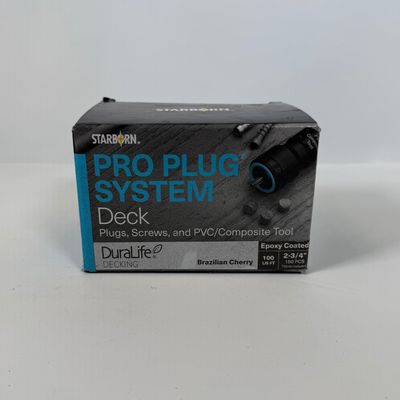 Pro Plug Fasteners for Duralife Decking 100LF - Coastal Gray