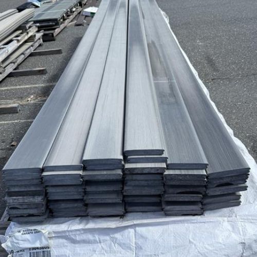 Duralife 1 in. x 6 in. x 16 ft. Grooved Siesta™ Deck Board - Garapa Gray (Warehouse Seconds)