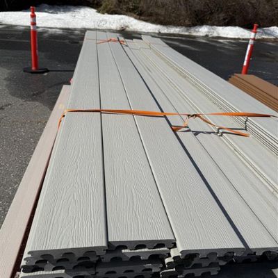 Duralife 1 in. x 6 in. x 12 ft. Grooved MVP™ Deck Board - Coastal Gray (Warehouse Seconds)