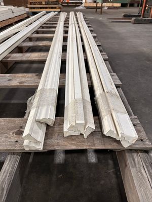 WOLF 16 ft. PVC Rake Moulding WPVCM-287 (Warehouse Seconds)