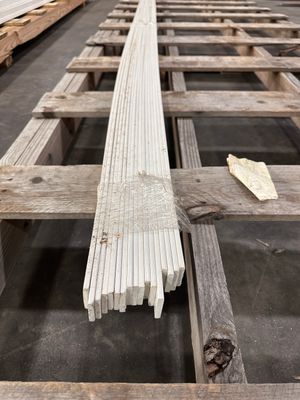 WOLF 16 ft. PVC Lattice Moulding WPVCM-266 (Warehouse Seconds)