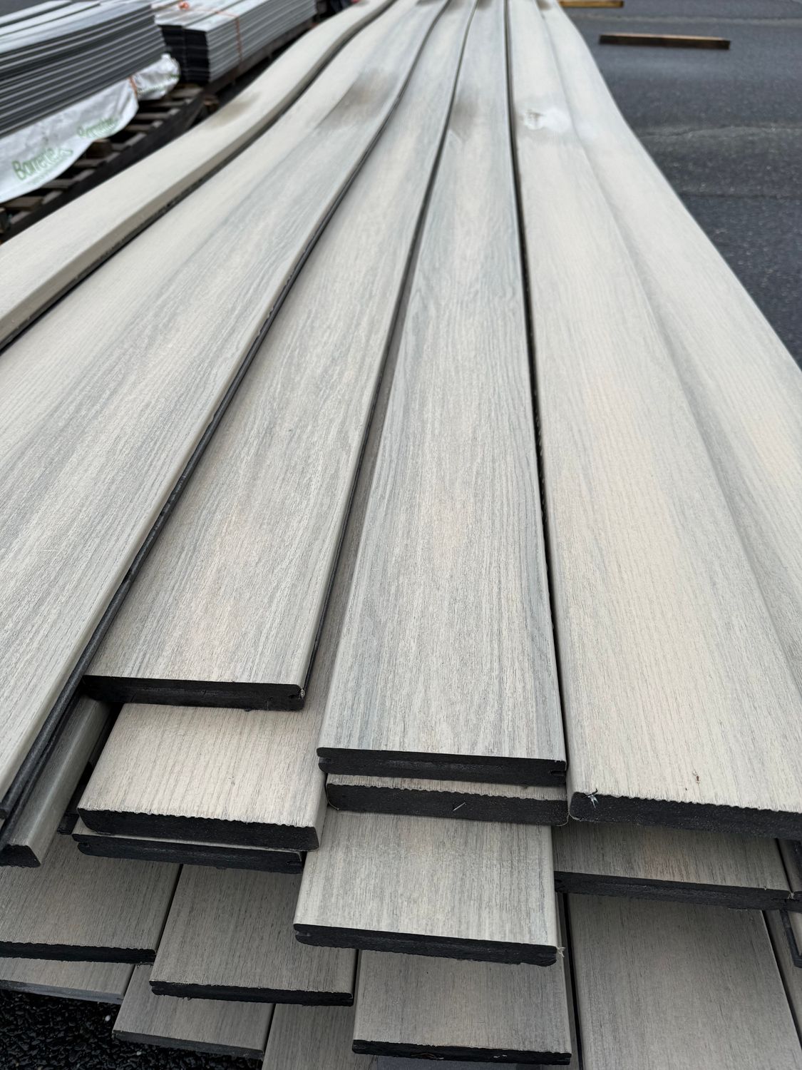 Moistureshield 1 in. x 6 in. x 16 ft. Grooved Full Profile Deck Board - Catalina (Warehouse Seconds) Moistureshield 1 in. x 6 in. x 16 ft. Grooved Full Profile Deck Board - Catalina (Warehouse Seconds)