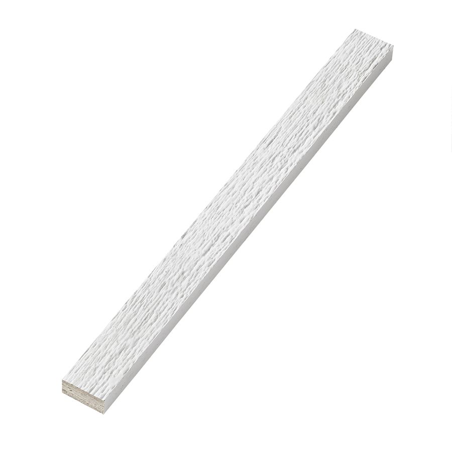 DIAMOND KOTE 1 in. x 2 in. x 16 ft. Smart Trim, 4/Bundle - White (Woodgrain)