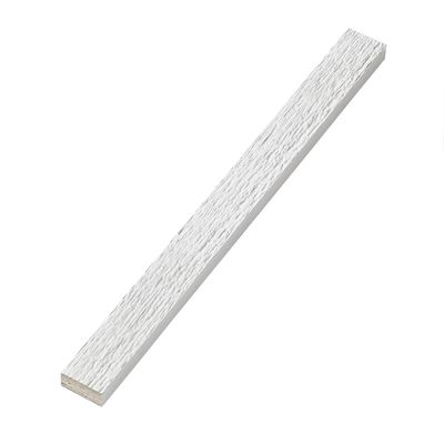 DIAMOND KOTE 1 in. x 2 in. x 16 ft. Smart Trim, 4/Bundle - White (Woodgrain)