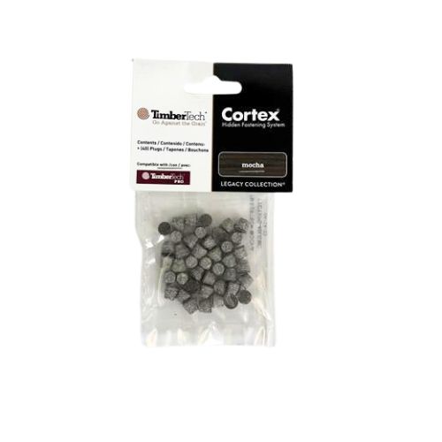 CORTEX 40 PLUG PACK for Timbertech- Mocha (Plugs Only)