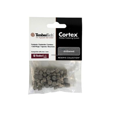 CORTEX 40 PLUG PACK for Timbertech- Driftwood (Plugs Only)