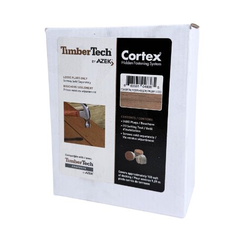CORTEX 400 PLUG PACK for Timbertech- Espresso (Plugs Only)