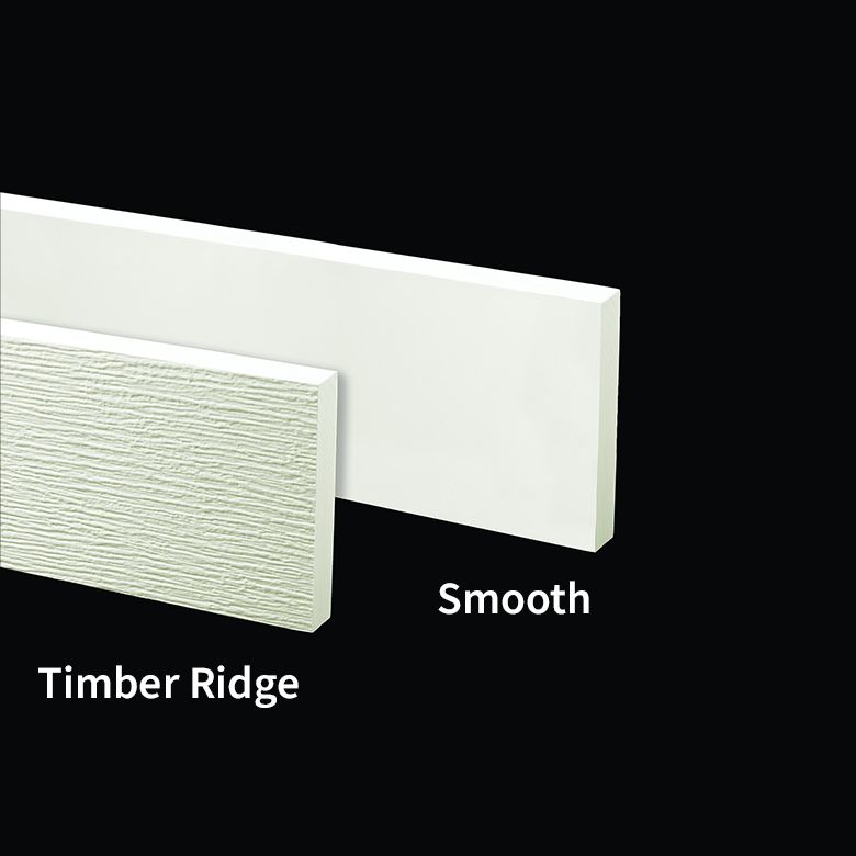 VERSATEX 5/4 in. x 6 in. x 18 ft. Woodgrain PVC Trim Board
