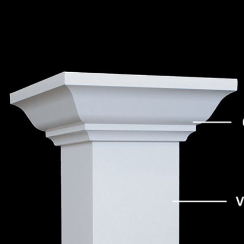 VERSATEX VERSAWRAP 6 in. Crown Moulding PVC Trim Kit XL