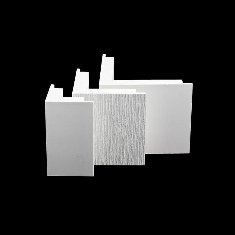 VERSATEX 5/4 in. x  4 in. x 10 ft. Stealth Woodgrain PVC Outside Corner