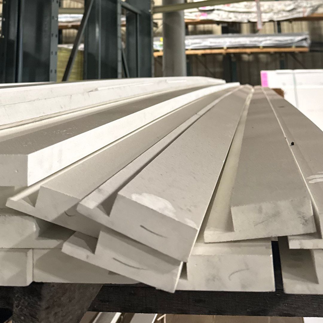 AZEK 5/4 in. x 4 in. x 18 ft. Smooth Rabbetted PVC Trim (Warehouse Seconds)