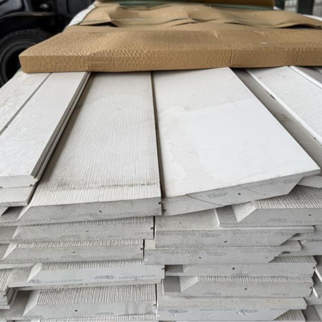 AZEK 5/4 in. x 8 in. x 18 ft. Frontier PVC Skirt Board (Warehouse Seconds)