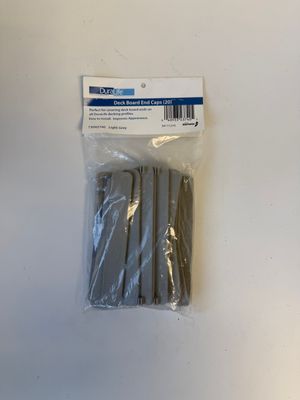 Duralife Deck End Cap - Light Gray/Garapa Gray (20 Pack)