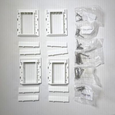 RDI T-Top Level Bracket Set (2 top & 2 bottom brackets)  White (Finyl Line)